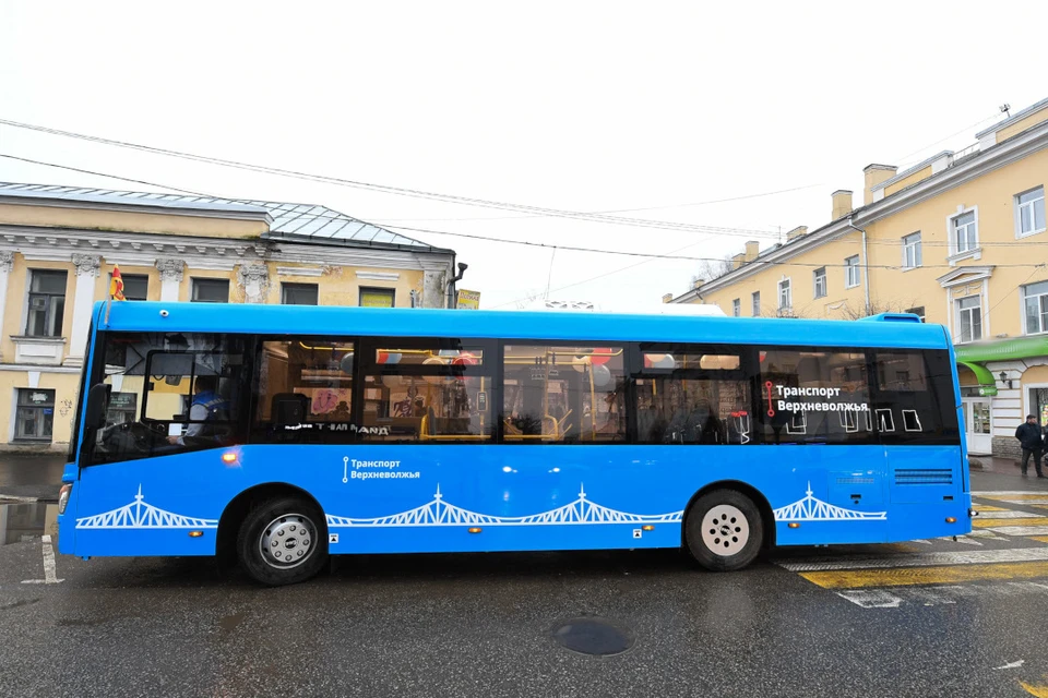 По Твери теперь ходя новые синие автобусы. Фото: Транспорт Верхневолжья