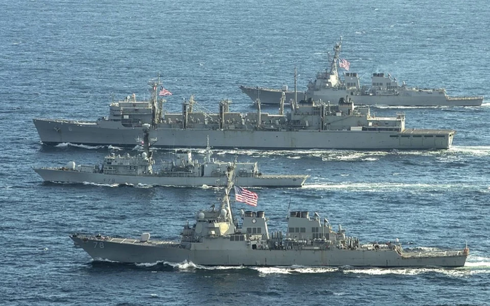 ВМС и ВВС США провели учения в Черном море с участием ракетного эсминца USS Porter