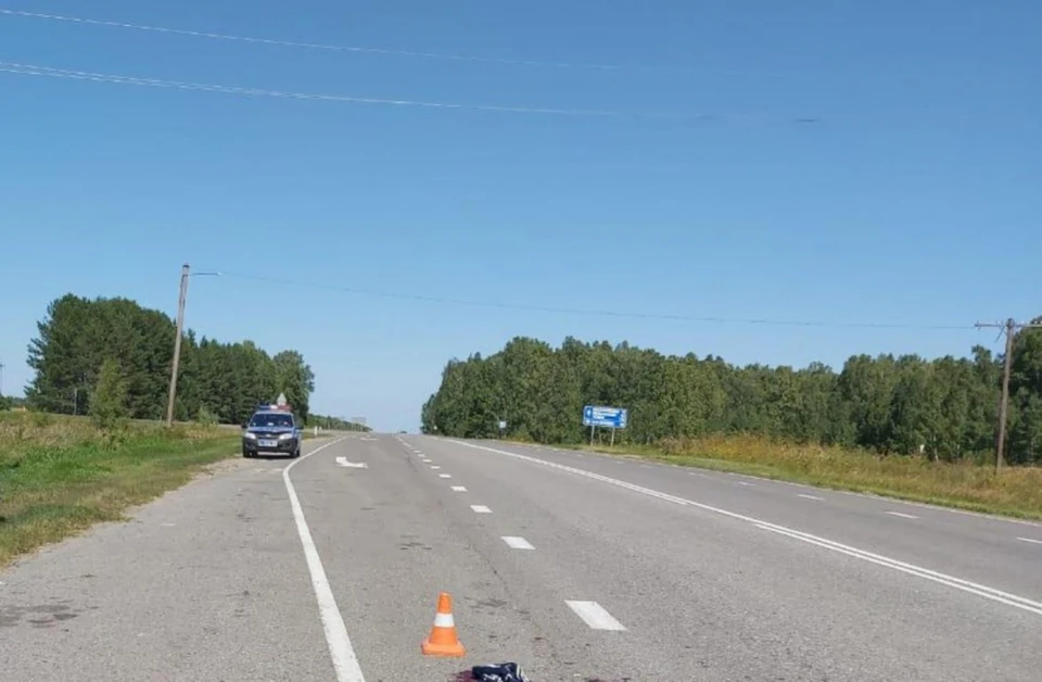 Смертельное ДТП произошло на трассе Кожевниково -Мельниково. фото:УМВД по Томской области.