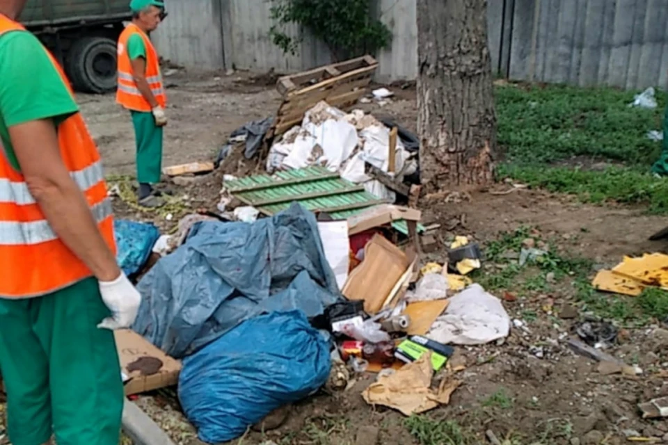 В Ростове ликвидируют свалочные очаги. Фото: администрация Ростова