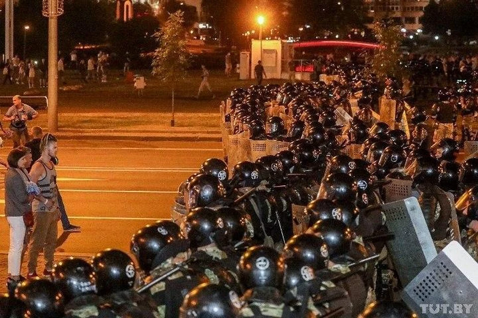 МВД Белоруссии сообщило о 22 пострадавших правоохранителях в ходе протестов