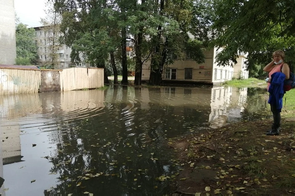Судя по уровню воды, подвалы домов и, возможно, входы в них затоплены