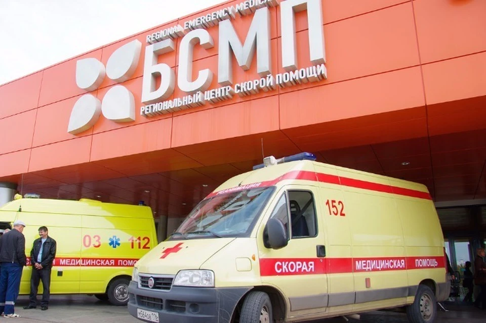 Пострадавшую госпитализировали с места аварии