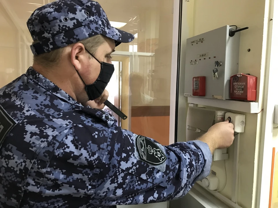 Росгвардия проверяет системы безопасности учебных заведений перед началом учебного года Фото: vk.com/"Росгвардия_Тверь"