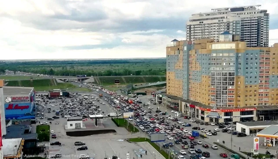 В районе «Круиза» на Солотчинском шоссе изменят схему дорожного движения. Фото: администрация Рязани.
