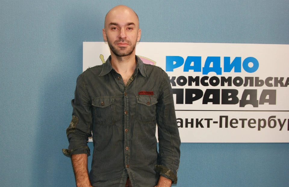 Андрей Снегирев в студии радио «Комсомольская Правда в Петербурге», 92.0 FM