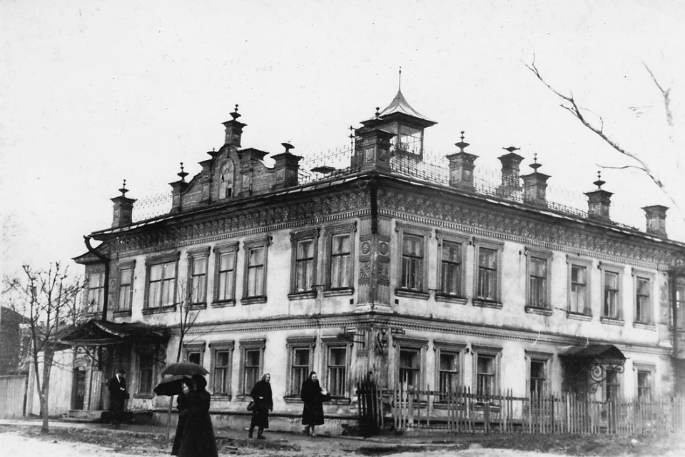 Фото «Китайского домика» в 1958 году. Фото: vyatkawalks.ru