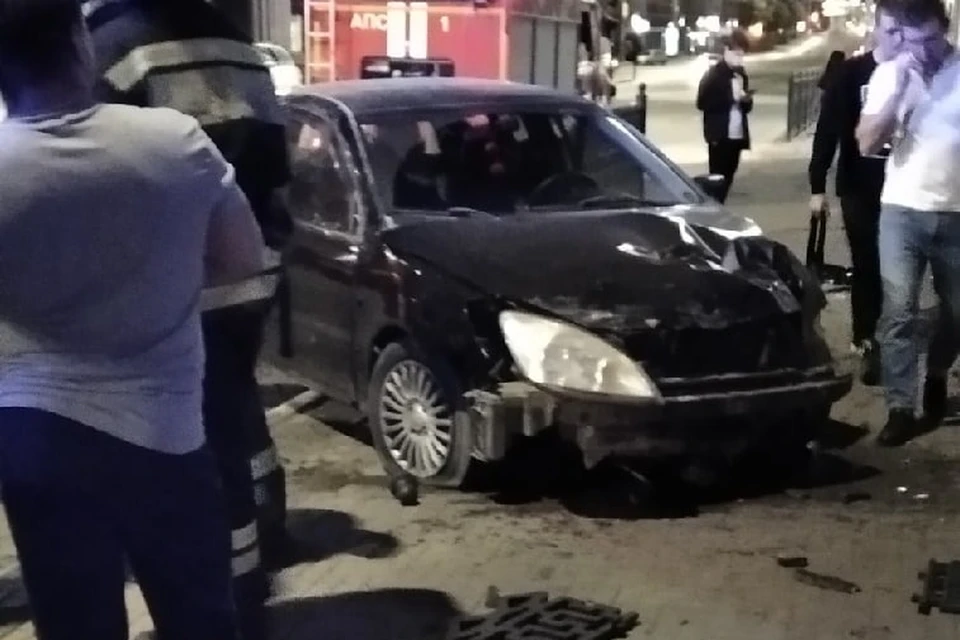 Водитель не справился с управлением Фото: читатель КП