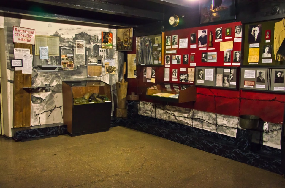 Экспозиция музея, посвященная севастопольским подпольщикам