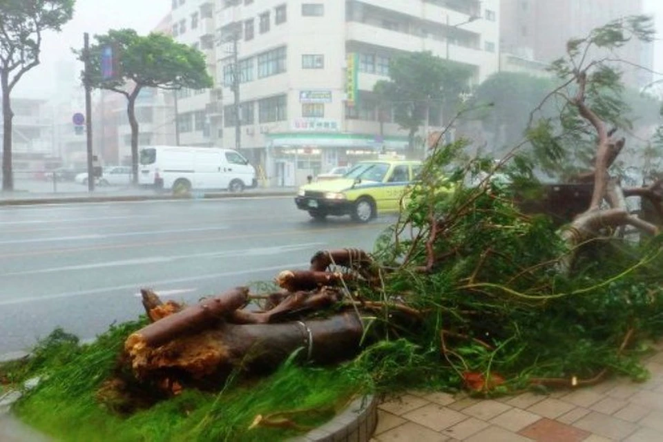 На Японию обрушился очередной тайфун