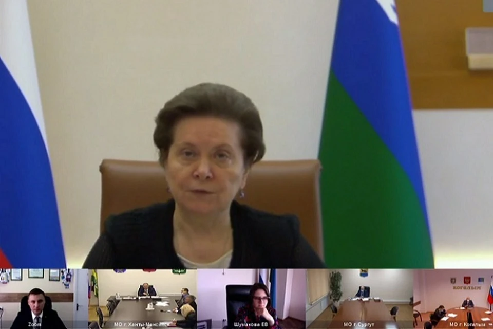 Наталья Комарова провела прямой эфир на тему экологии. Фото: скриншот встречи