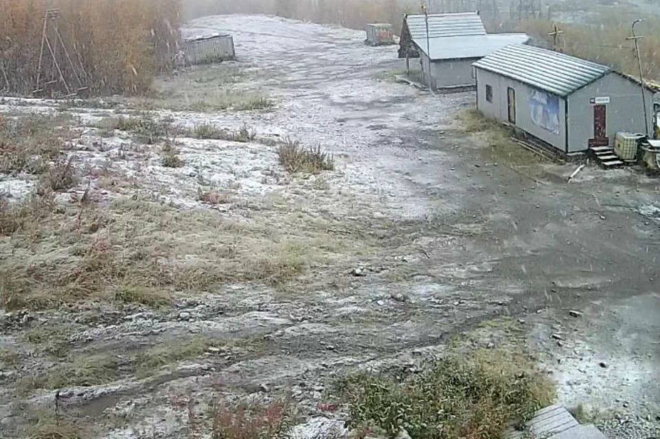В Кировске уже выпал первый снег. Фото: vk.com/pogoda51