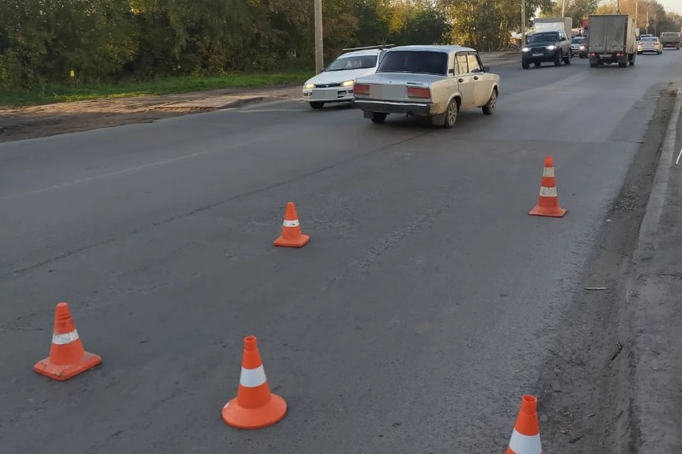 Грузовик сбил велосипедиста и скрылся. Фото: ГИБДД Новосибирска