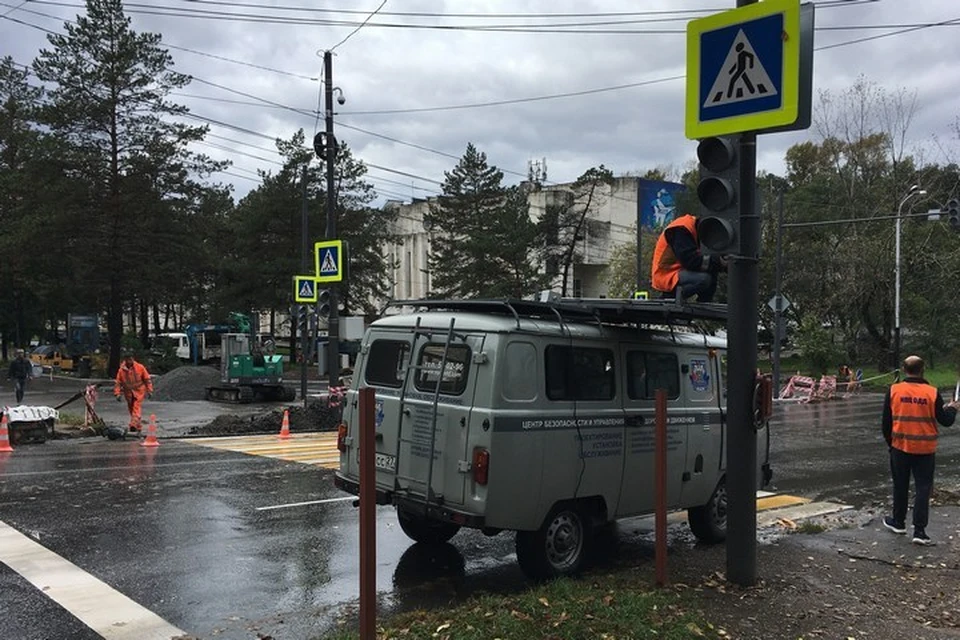 В Хабаровске привели в порядок самый опасный перекресток