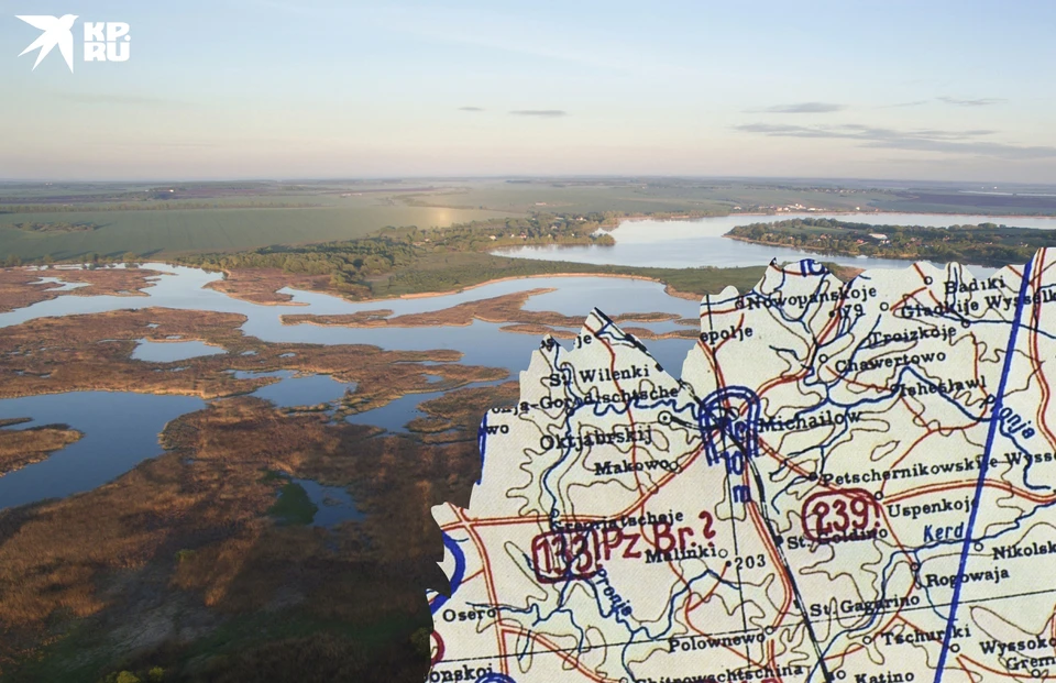 Водохранилища на Проне тогда еще не было, но где-то в этих местах и выходила к своим 239-я стрелковая дивизия.