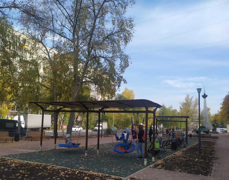 Сквер на проспекте Кораблестроителей открылся после благоустройства. Фото: администрация Нижнего Новгорода