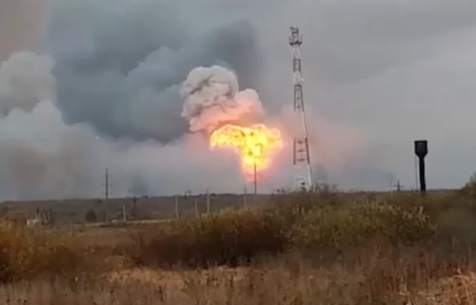 Причина взрывов на складах в Рязанской области названа официально. Фото: кадр из видео
