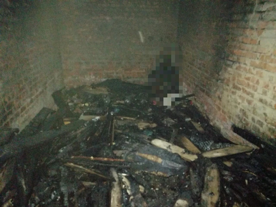 Пожар мог начаться из-за разведенного в гараже костра