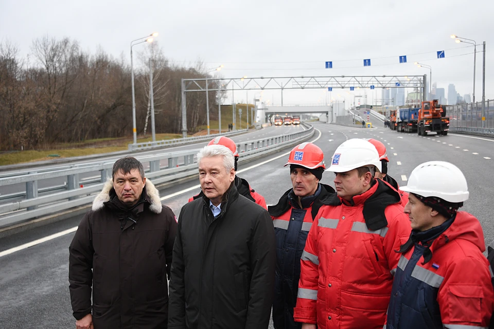 Сергей Собянин открыл движение по третьему завершающему участку новой магистрали Москвы