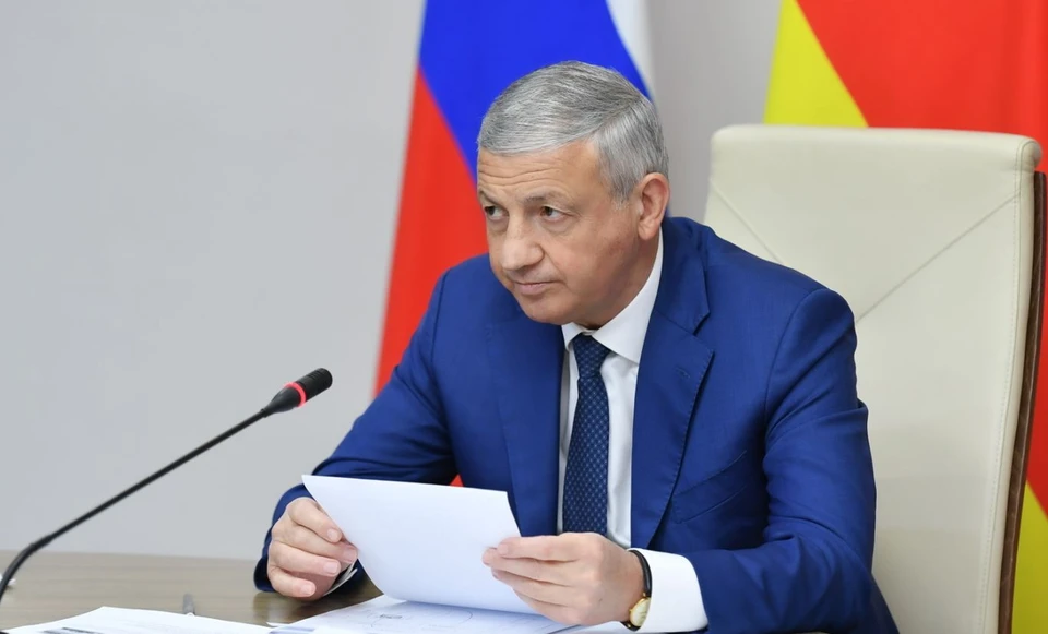 Глава РСО-Алания Вячеслав Битаров. Фото: пресс-служба главы и правительства республики