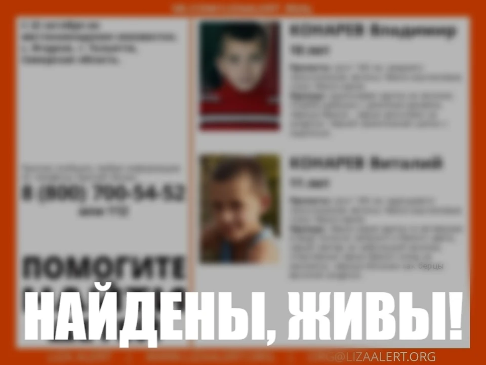 Детей нашли