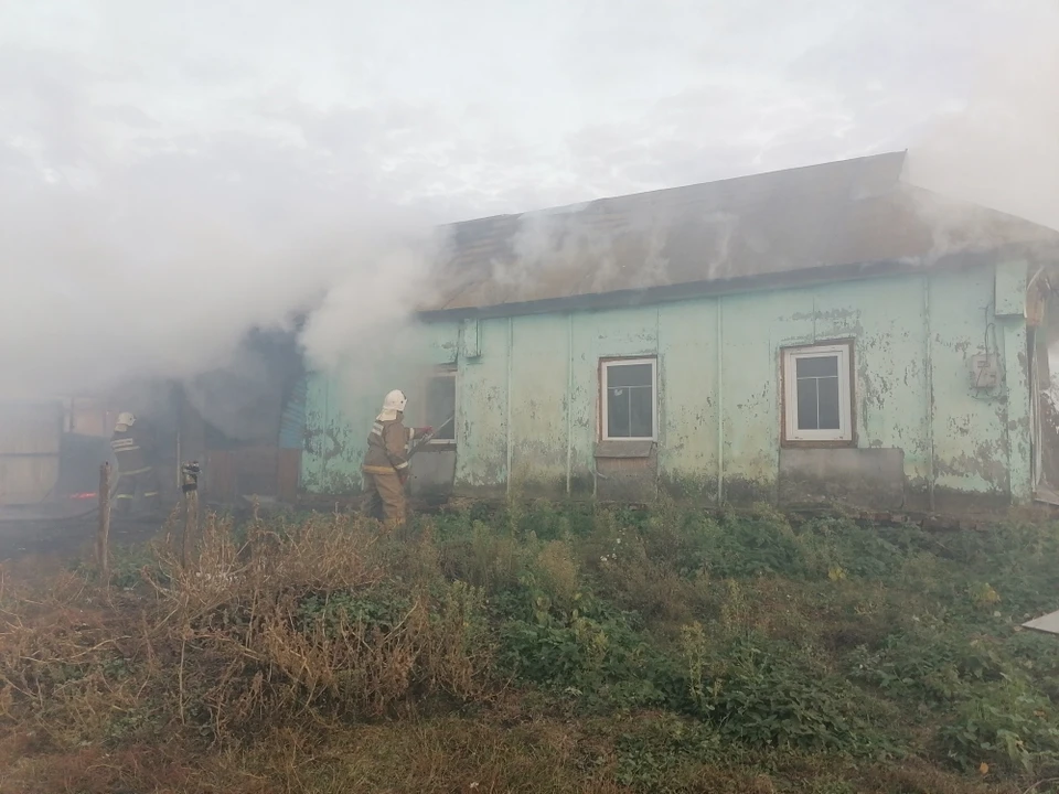 При пожаре никто не пострадал