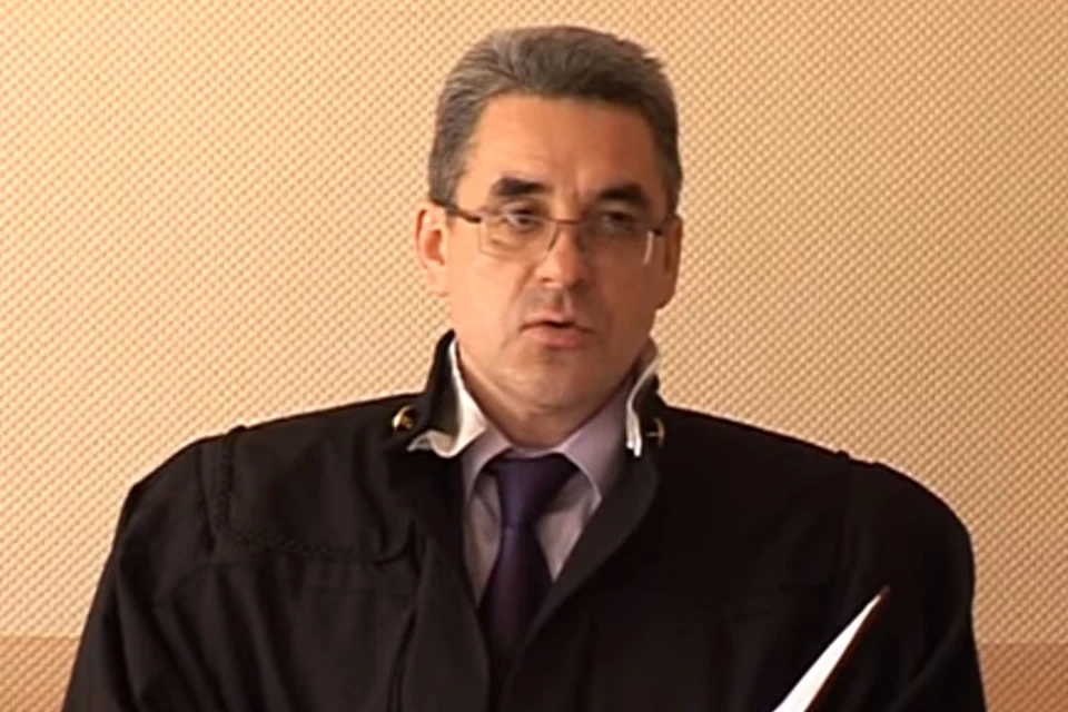 Судья Сергей Бондарев на одном из судебных заседания