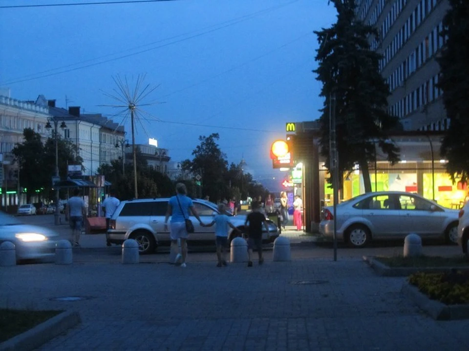 Авария произошла вечером