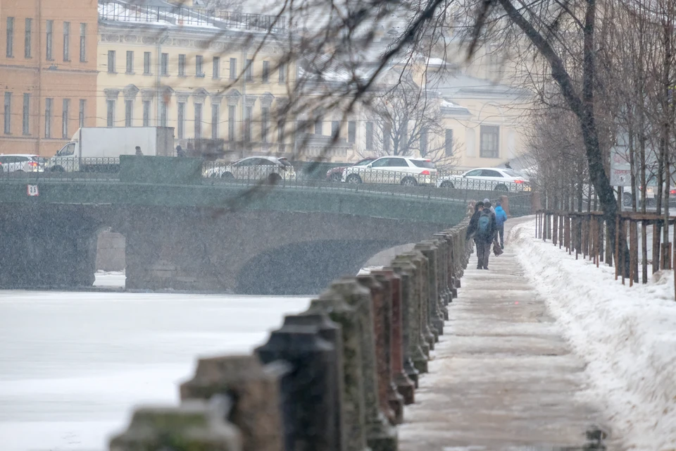 Настоящая зима обычно начинается в Петербурге в первых числах января