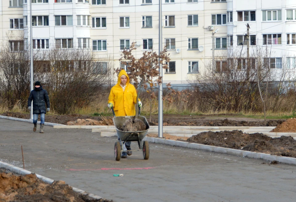 В Твери завершается благоустройство сквера на улице Можайского Фото: администрация Твери