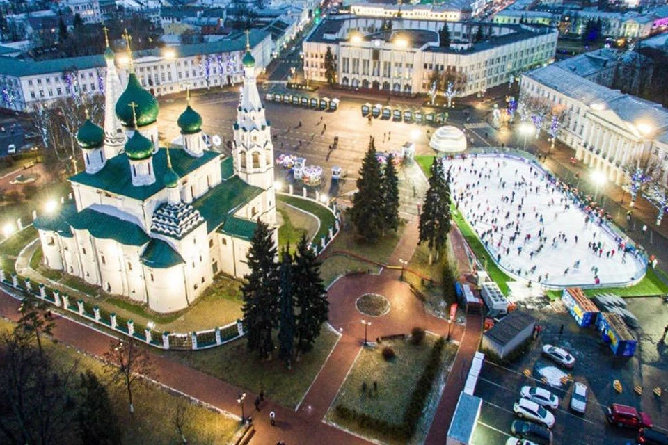Ледового катка на Советской площади в Ярославле в этом году не будет