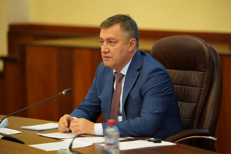 Глава Приангарья рассказал, как регион борется с пандемией коронавируса. Фото: Пресс-служба правительства Иркутской области.