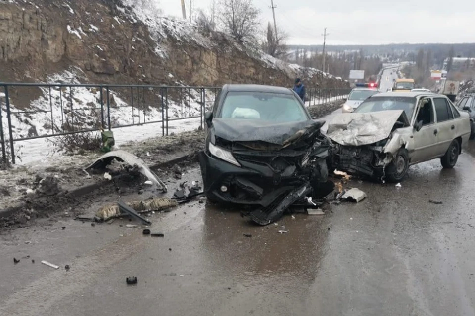 Один из водителей вылетел на встречку. Фото: УГИБДД по Ростовской области