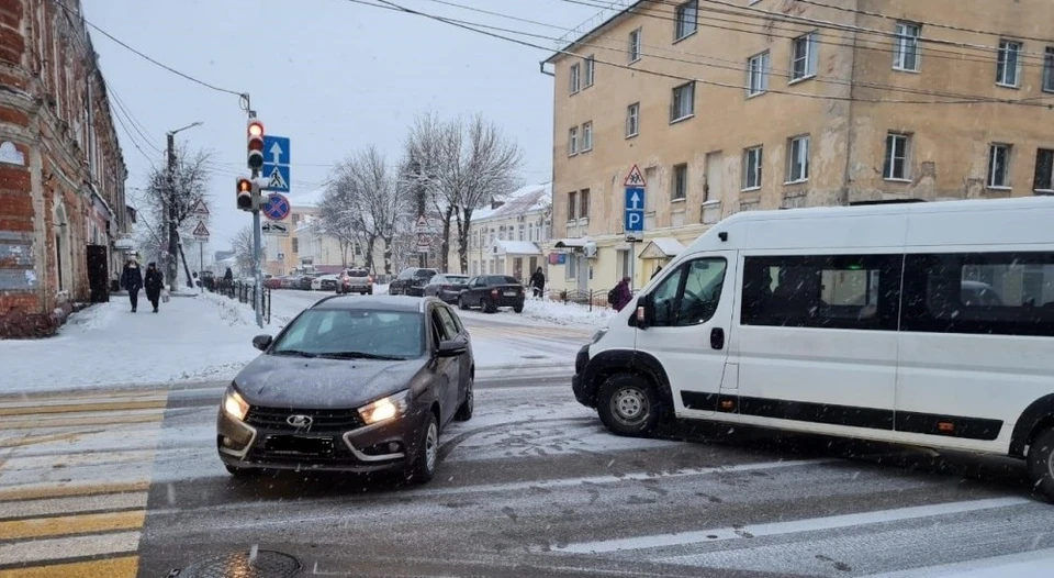 Авария произошла в воскресенье днем