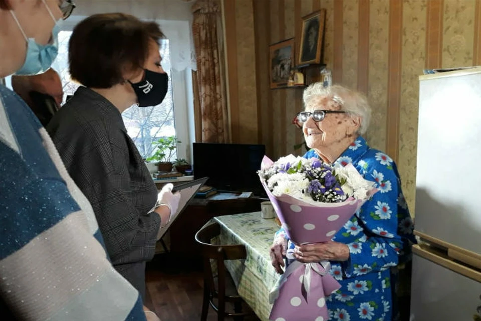 Ярославна Клавдия Гадючкина отпраздновала 111-ый день рождения. ФОТО: со страницы Екатерины Мусиновой ВКонтакте