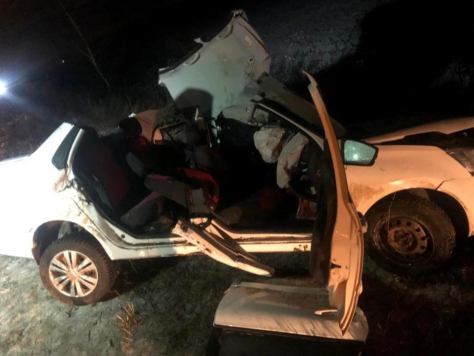 В Тульской области водитель Datsun превысил скорость во время плохой погоды и смертельно съехал в кювет