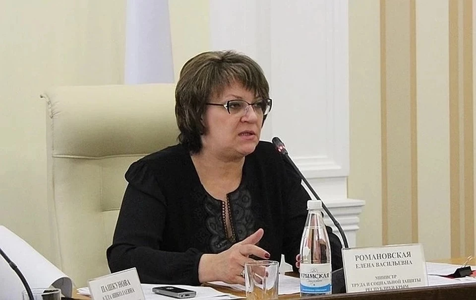 Вице-премьер Крыма Елена Романовская вышла с больничного.