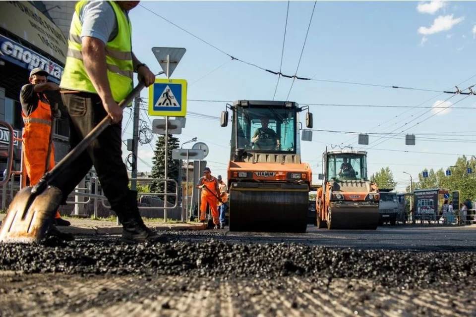Работы по благоустройству выполнили чуть больше, чем на половину.