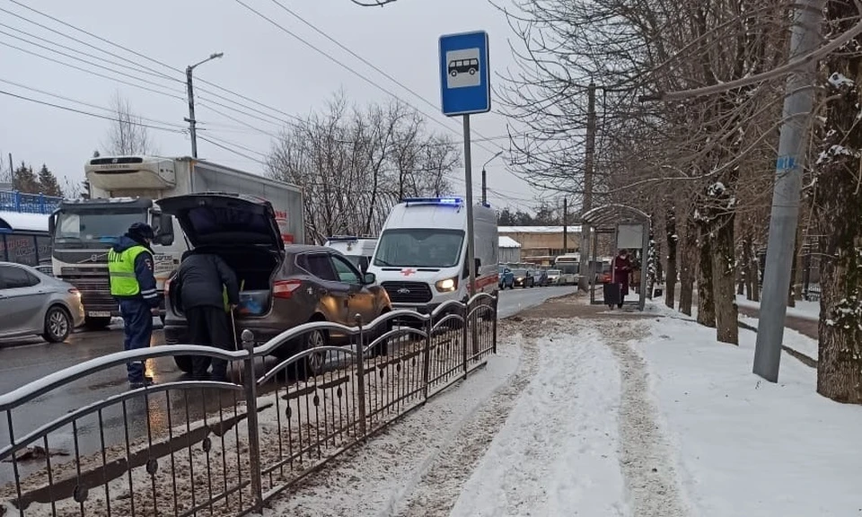 Фото с места ДТП