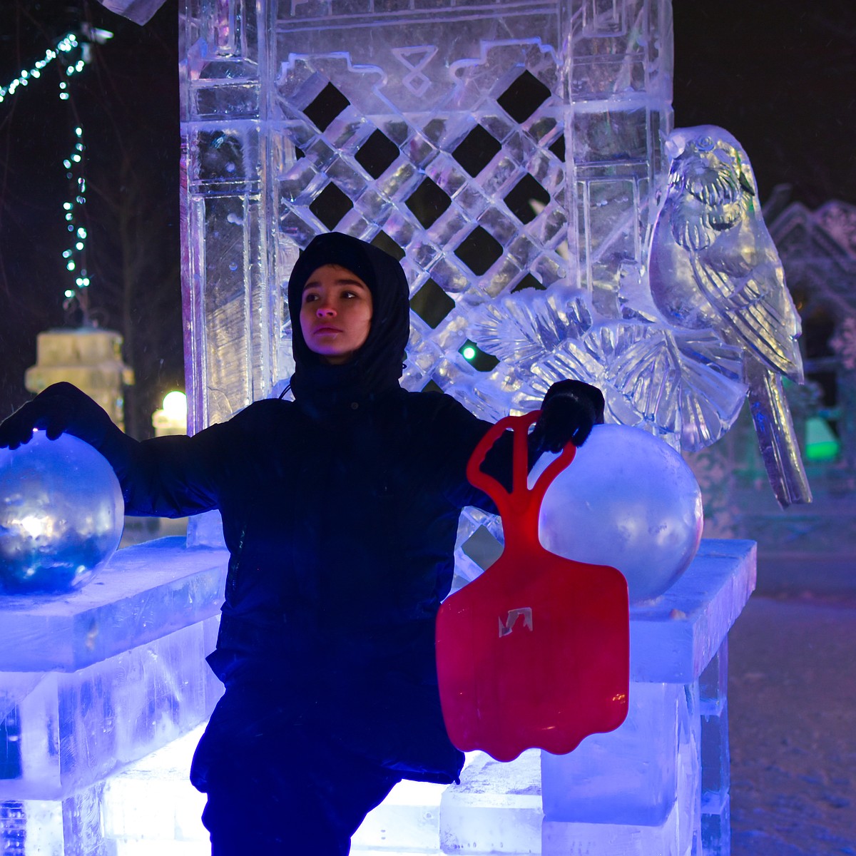 В Новосибирске открылся ледовый городок: показываем, как он выглядит, и  будет ли работать в новогоднюю ночь - KP.RU