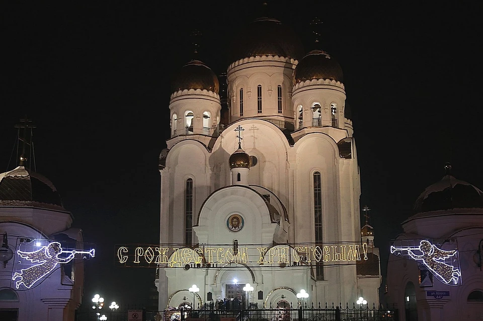 В ночь на Рождество в Красноярске перекроют улицы у храмов.