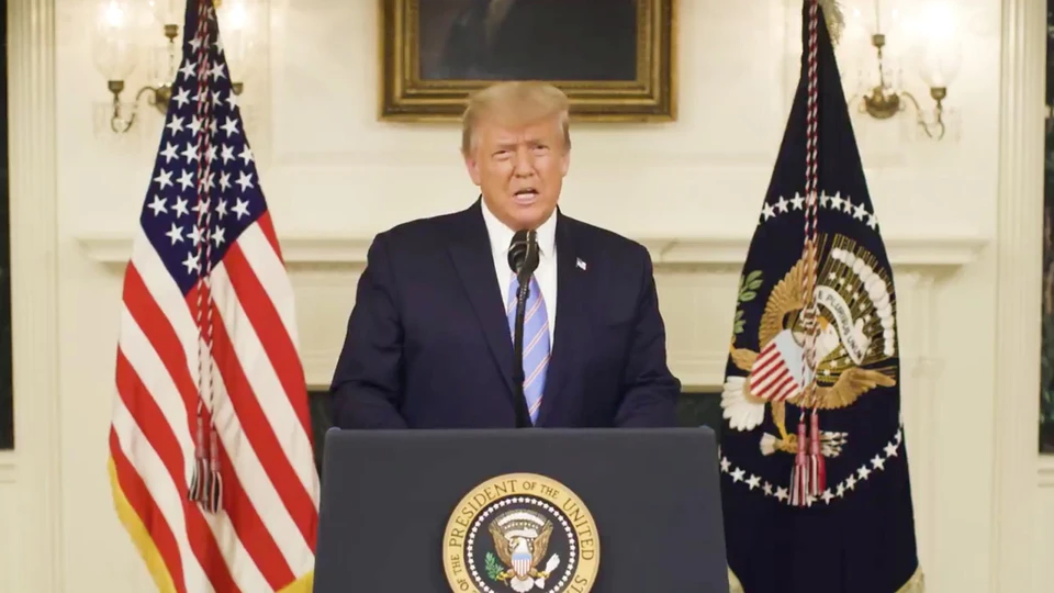 Действующий президент США Дональд Трамп