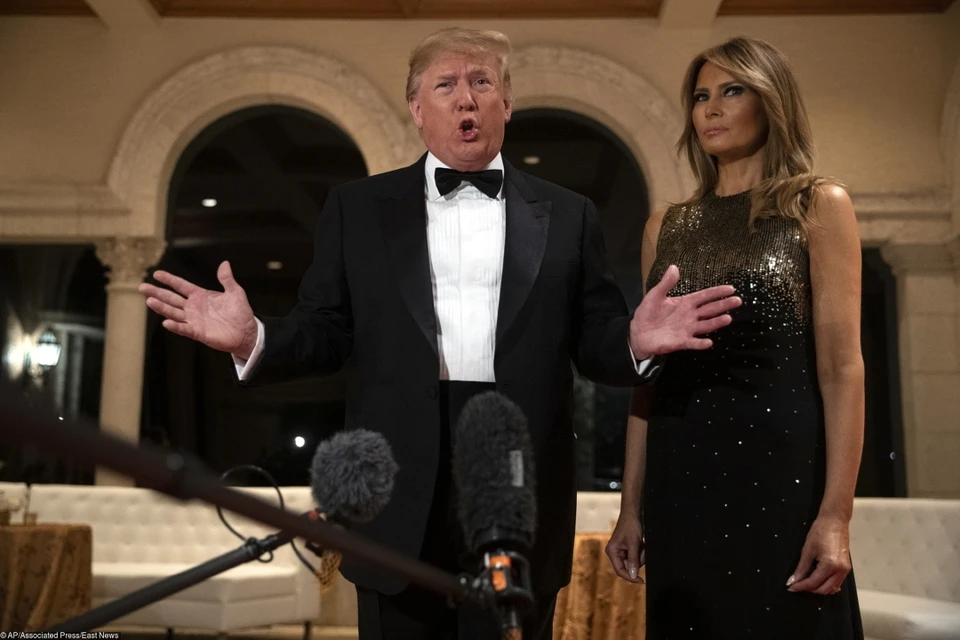 Сама чета Трампов в этом году в Мар-а-Лаго Новый год не праздновала