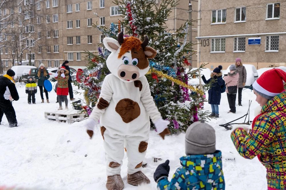 В рамках фестиваля «Чеберисто» в Ижевске определили самые новогодние дворы