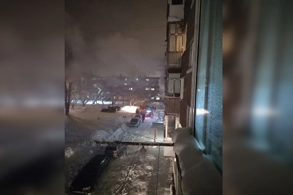 По словам сибиряков, на место происшествия приехала скорая помощь. Фото: Ольга Голубева