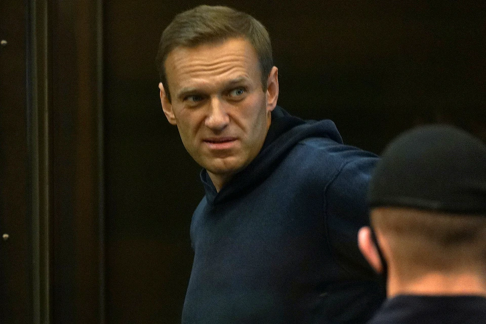 Алексей Навальный перед оглашением судебного решения.
