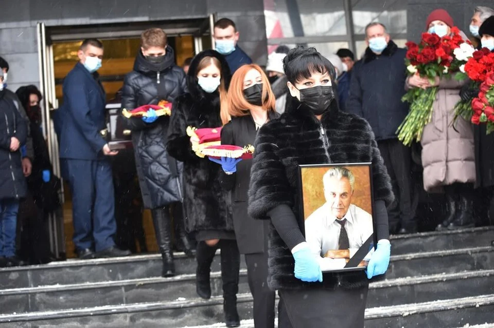 Похороны Александра Назарчука 3 февраля 2021 года.