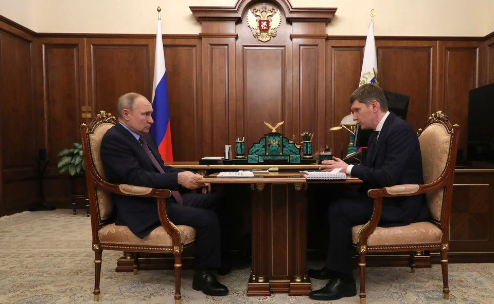 Владимир Путин встретился с главой Минэкономразвития Максимом Решетниковым