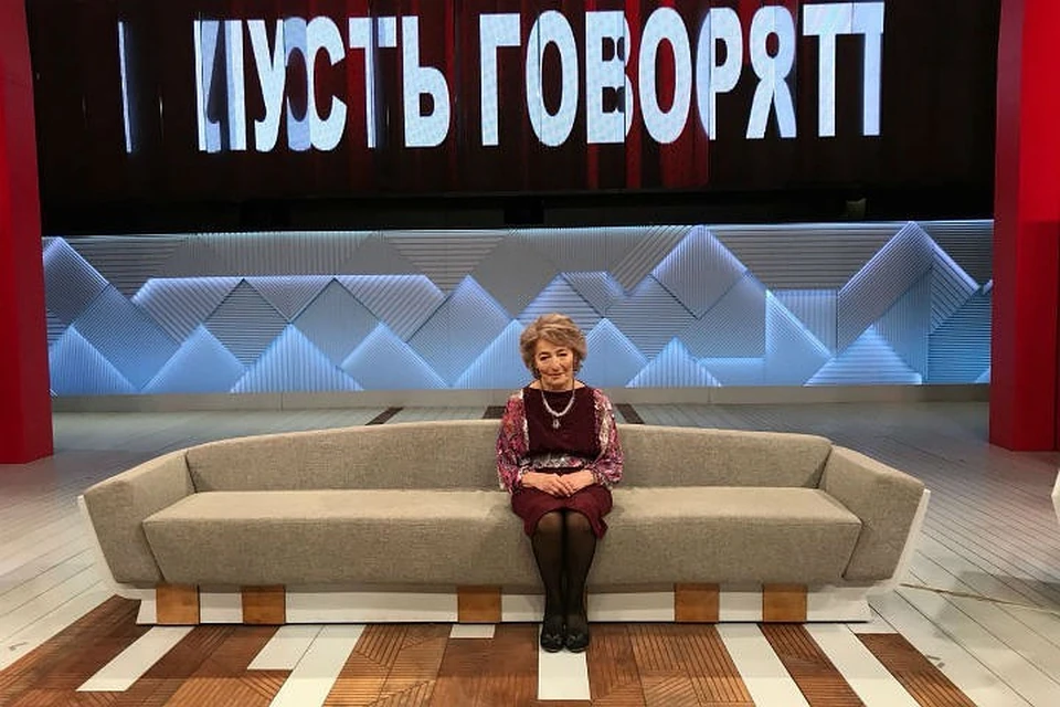 2018 год. Любовь Мореходова на программе "Пусть говорят". Фото: Алексей Васьков