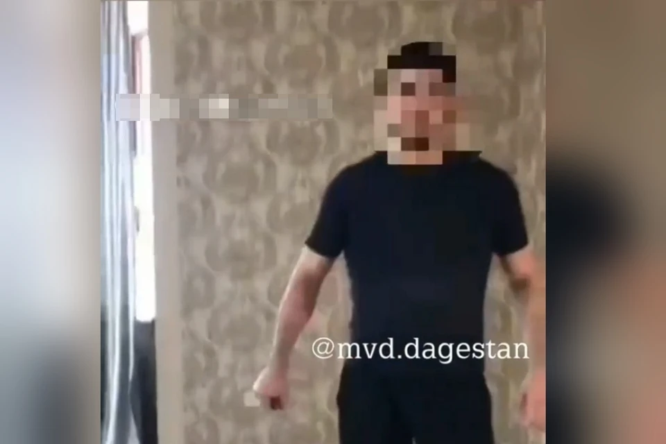 Убийца напал на полицейских. Фото: кадр видео ГУ МВД по Республике Дагестан